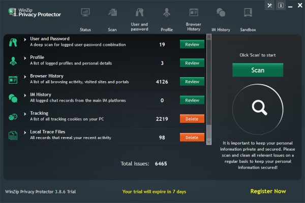 WinZip Privacy Protector Premium 4.0.3 Keygen