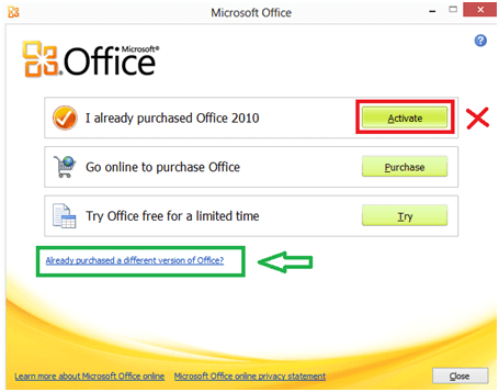 ms office 2007 confirmation code india
